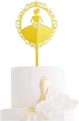 Vista 6 de Decoración para tartas (HBD + mariposas moradas)