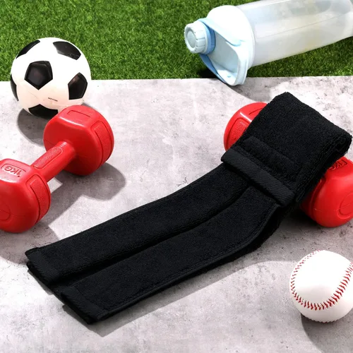 Vista 4 de Moukeren 3 toallas de campo de fútbol de lazo cerrado, accesorios de fútbol de algodón, toalla deportiva con cierre de gancho y bucle para fútbol