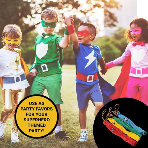 Vista 5 de Peras de Superhéroe para recuerdo de fiesta de cumpleaños y juguete