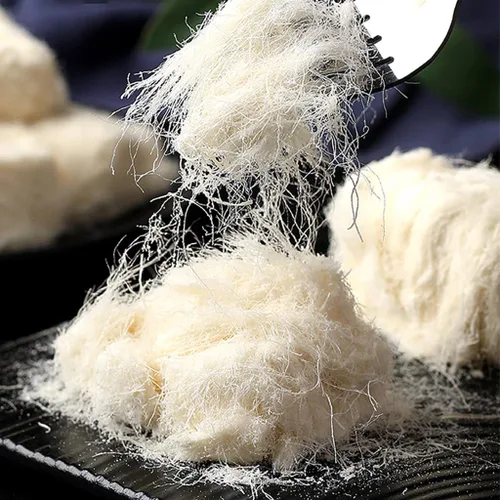 Vista 5 de JTEDZI Algodón de azúcar turco de lujo (Pismaniye) 4.94 oz/4.93 onzas, Halva de hilo tradicional, caramelo de barba de dragón (), caja de regalo