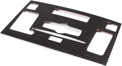 Vista 2 de YIWANG - Pomo de plástico ABS para coche para Mercedes Benz GLK Clase X204 2010-2012, Fibra de carbono