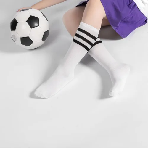 Vista 3 de BONANGEL Kids Soccer Socks 6-8 Years Old, Boys Girls Knee High Athletic Sports Football Baseball Socks 8-10 10-12 Years