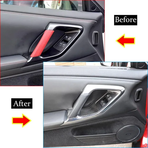 Vista 2 de Calcomanía de fibra de carbono para coche, botón de elevación, cubierta de panel para Nissan GTR R35 2008 a 2016 (fibra de carbono)