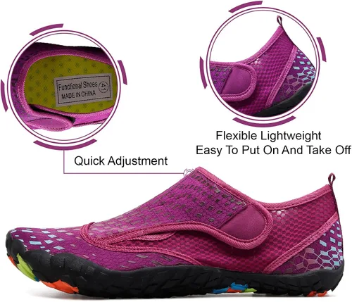 Vista 5 de L-RUN - Zapatos de agua para senderismo para hombre y mujer descalzo