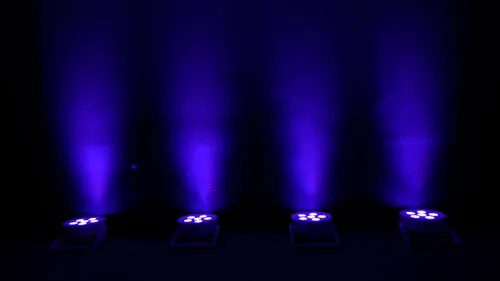 Vista 7 de 4 Rockville Batería PAR 6RF Blanco Recargable Inalámbrico DMX Lights+Remotes+Bolsas