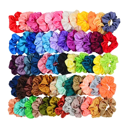 Vista 11 de Simnice Coleteros grandes de satén de 20 colores para mujer, suave seda 20 Colores-L