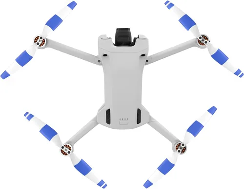 Vista 4 de 8 hélices para DJI Mini 3 Pro Drone 6030F Accesorios de utilería Menos reducción de ruido Hélice de liberación rápida (azul y blanco 8)