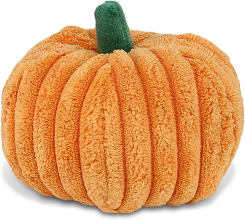 Vista 8 de DolliBu Peluche pequeño de calabaza, juguete espeluznante de calabaza de peluche para oso de peluche, bonita decoración de Halloween, recuerdo