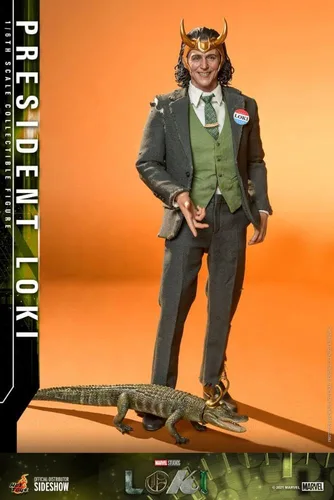 Vista 7 de Hot Toys 1:6 Presidente Loki - Loki
