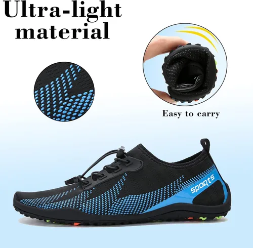 Vista 3 de Chaoslook Zapatos de agua para hombre y mujer, de secado rápido, zapatos de natación descalzos, zapatos de agua para buceo, surf, piscina, playa