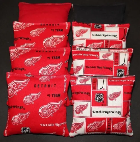 Vista 13 de BackYardGamesUSA Set of 8 Regulation Cornhole Bean Bags Made w Appalachian Mountaineers Fabric Style 120