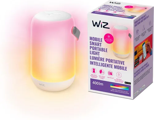 Vista 11 de WiZ Connected Hero v2 - Lámpara de mesa portátil inteligente, habilitada para WiFi, 16 millones de colores, compatible con Alexa y Google Home