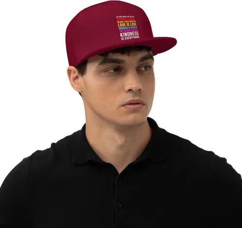 Vista 80 de Pride Flag in This House We Believe Science is Real Black Lives Matter Baseball Hats for Men Dad Hat,Black