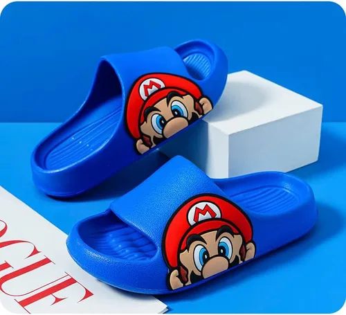 Vista 3 de Sandalias antideslizantes de EVA para niños y niñas, cómodas, suaves y ligeras, para baño, ducha, verano, piscina, playa, pantuflas