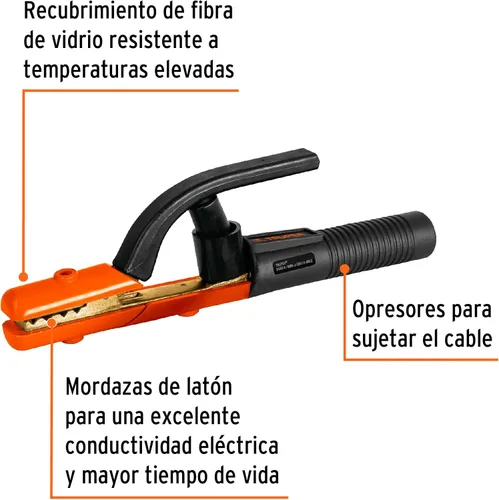 Vista 2 de TRUPER PPE-500 Soportes de electrodo de palo de 500 amperios