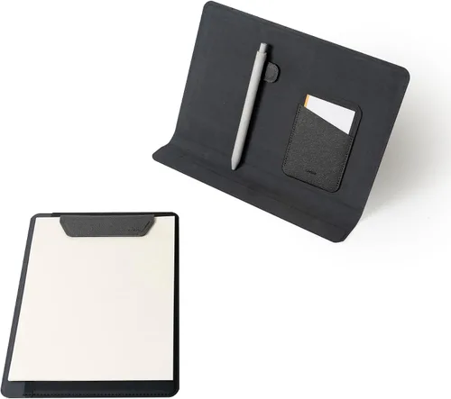 Vista 9 de LHiDS Folio Lite 2.0 con soporte, currículum de cartera de negocios, 3 en 1 con accesorios magnéticos, funciona como cubierta de cuaderno