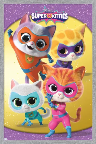 Vista 13 de Disney Junior Super Kitties - Póster de pared grupal, 34 pulgadas de largo x 22.4 pulgadas de ancho, versión premium sin marco