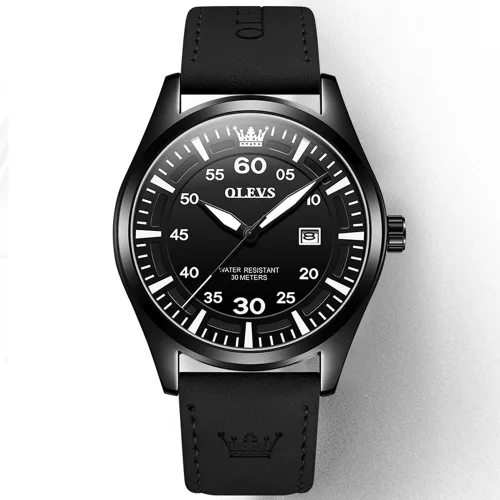 Vista 2 de OLEVS Watch for Men Minimalist Fashion Dress Wrist Mens Watches Perfect Quartz Movement 30M Waterproof Wristwatch