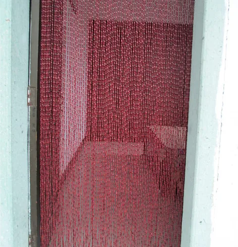 Vista 9 de Cortinas de cuentas de madera para puerta, cortina de cuentas de madera natural, cortina de cuentas de partición, divisor de hogar para colgar