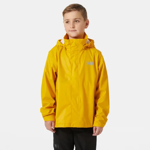 Vista 6 de Helly-Hansen Junior Moss Jacket - Unisex Coat with HELOX, YKK Zipper, Detachable Hood, Adjustable Cuffs & Hem, Hand Pockets