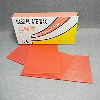 Vista 2 de Dentista Dental Lab Base Plate Red Utility Wax Dental Supply