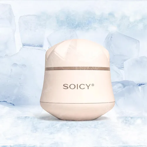 Vista 7 de OPENDGO Rodillos de hielo para ojos faciales Rodillo masajeador facial giratorio de 360°, rodillo de hielo corporal para terapia fría, rodillo