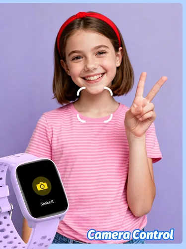 Vista 7 de MgaoLo Reloj Inteligente para Niños 1.85" Actualizado - Rastreador de Actividad con Monitor de Ritmo Cardíaco y Sueño, Más de 100 Modos Deportivos