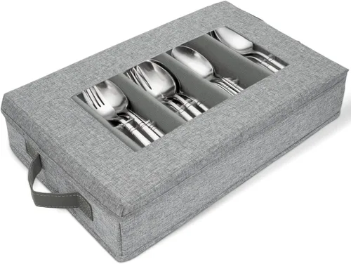 Vista 9 de HOMELUX THEORY 8 piezas de contenedores de almacenamiento de porcelana de carcasa dura, almacenamiento de tazas, copas de vino, utensilios