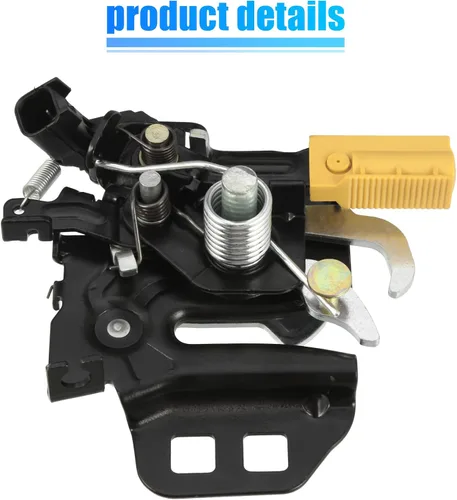 Vista 7 de X AUTOHAUX Reemplazo auto DS7Z16701B de la cerradura del capó delantero izquierdo del coche para Ford Fusion 2013-2018 Negro
