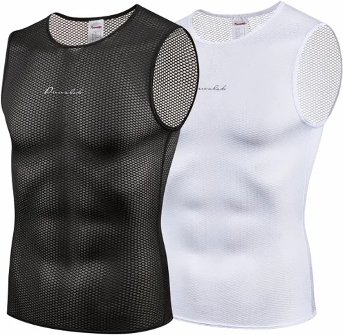 Vista 8 de Przewalski Camiseta Interior de Ciclismo sin Mangas para Hombre de Secado Rápido Chaleco de Capa Base para Bicicleta Transpirable Jerseys de Paquete