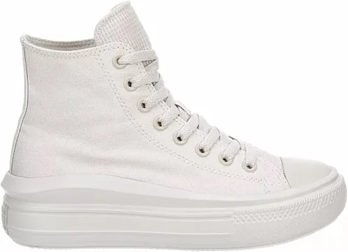 Vista 2 de Converse Chuck Taylor All Star Move - Tenis deportivos unisex con plataforma alta, masilla pálidablanco