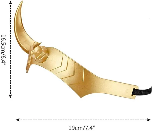 Vista 6 de Superhero Helmet Detachable Horns Movie Thor Ragnarok Norse Mythology Mask Cosplay Adult Halloween Costume Party Props