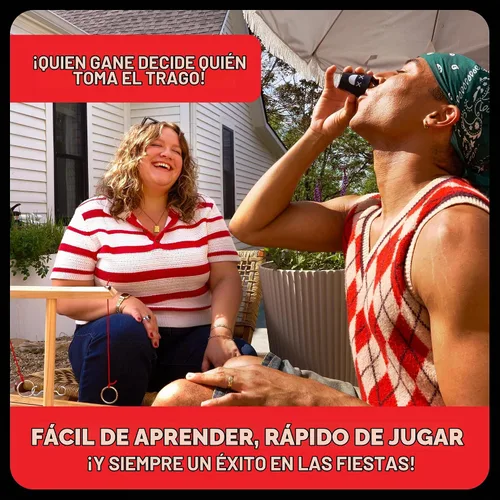 Vista 5 de ¿QUÉ MEME? Buzzed 4-Way Hook & Ring Juego de beber por Relatable