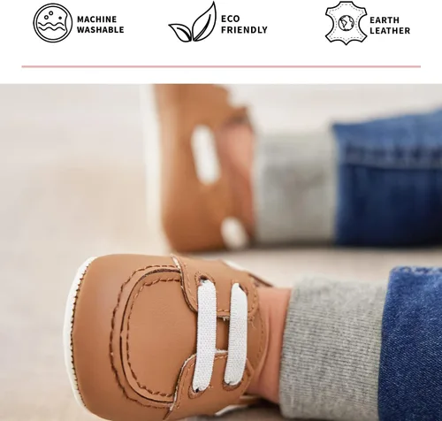 Vista 4 de JuJuJuBe - Zapatos náuticos de cuero vegano lavables a máquina