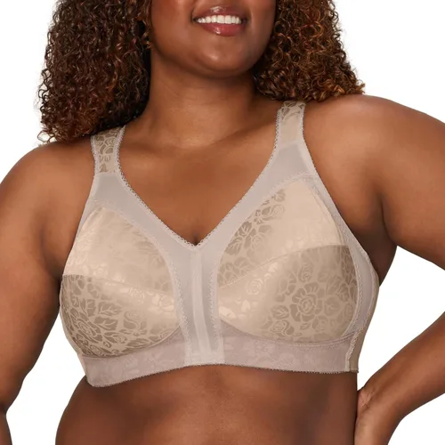 Vista 20 de Playtex Brasier inalámbrico para mujer, sujetadores de talla grande de 18 horas disponibles, cobertura completa, alisado, 4693, paquete individual