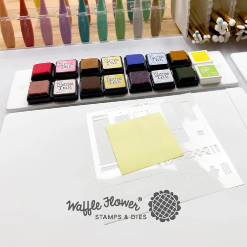 Vista 5 de Waffle Flower Mini soporte para almohadilla de tinta