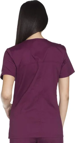Vista 5 de Scrubs for Women Workwear Core Stretch V-Neck Top, Soft Brushed Twill WW630