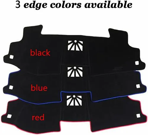 Vista 5 de HATHWAY Funda para salpicadero de automóvil, cubierta de protección solar para Toyota Land Cruiser Prado 2018 2019 RHD, cubierta interior para Rhd