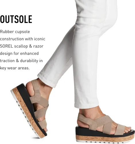 Vista 5 de Sorel Cameron - Sandalias planas para mujer