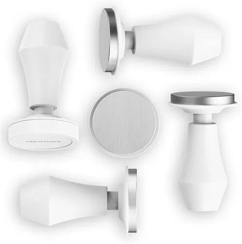 Vista 10 de Normcore 51mm Tamper para café, Tamper para Espresso, Tamper con carga de resorte V4 con revestimiento PVD de titanio, base plana, muelles