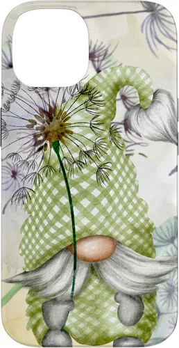 Vista 4 de Cute Gnome Dandelion Flower Pattern for Women Mom Aesthetic Case for iPhone 17
