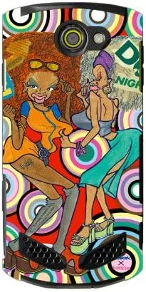 Vista 7 de MSOJ1C-ABWH-151-M827 Cute Dancers, Circle and Yellow Back Design by Artwork/for Xperia J1 Compact D5788/MVNO Smartphone (SIM Free Device)