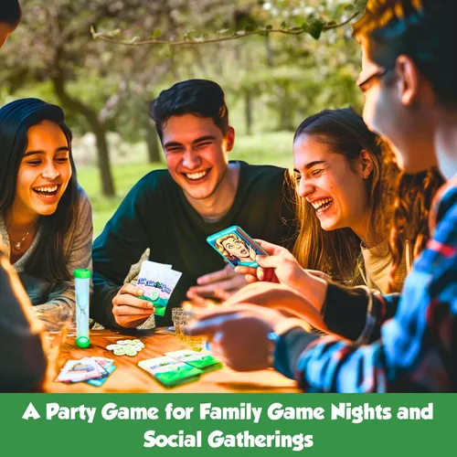 Vista 5 de Dos juegos de cartas únicos y familiares para horas de diversión en la noche familiar, mejoran la narración de historias, la memoria