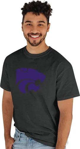 Vista 67 de Blue 84 Camiseta NCAA para hombre, icono de color del