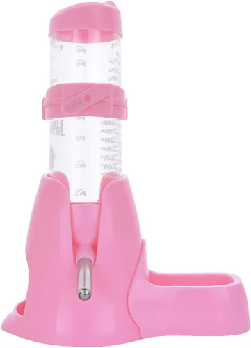 Vista 7 de Guardians Botella de agua de hámster, botella automática para beber Little Pet con base de contenedor de alimentos, choza, botellas de alimentación
