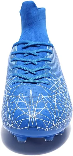 Vista 2 de Tacos de fútbol profesionales para hombre, zapatos de entrenamiento con picos altos, transpirables, atléticos, botas de fútbol para exteriores e