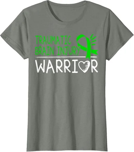 Vista 16 de Camiseta de lesión intracraneal - Camiseta de conciencia TBI, Negro, S