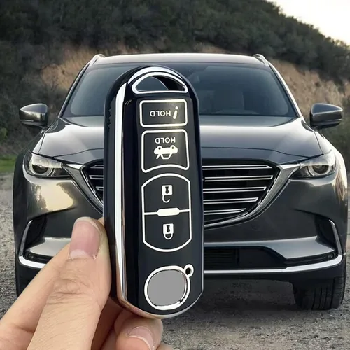 Vista 4 de Funda protectora para llavero compatible con Mazda 3/6/8 Miata MX-5 CX-5 CX-9 RX-8 Atenza Accesorios