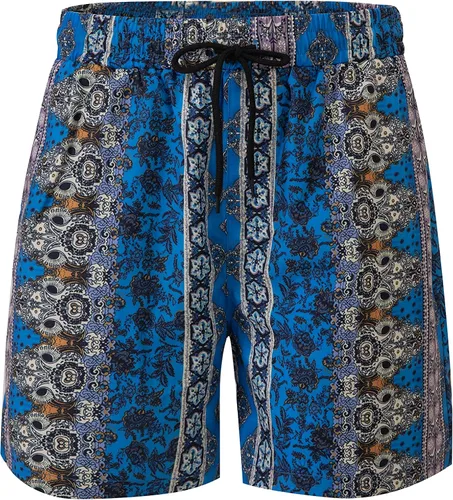 Vista 5 de Atwfo Camisas hawaianas para hombre, estilo casual, con botones, manga corta, pantalones cortos estampados, para verano, playa, tropical, hawaiano
