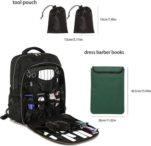 Vista 4 de Mochila de viaje para peluquería
